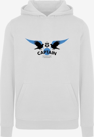 F4NT4STIC Sweatshirt 'Harry Potter Ravenclaw Captain' in White: front