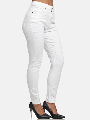Skinny Jeans 'F101' di Tazzio in bianco