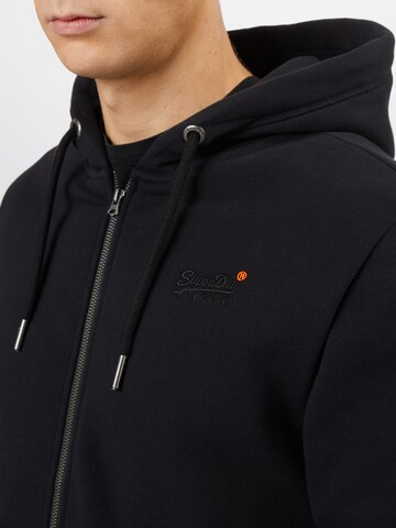 Superdry Sweatjacke in Schwarz