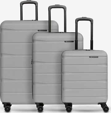 Franky Suitcase Set in Grey: front