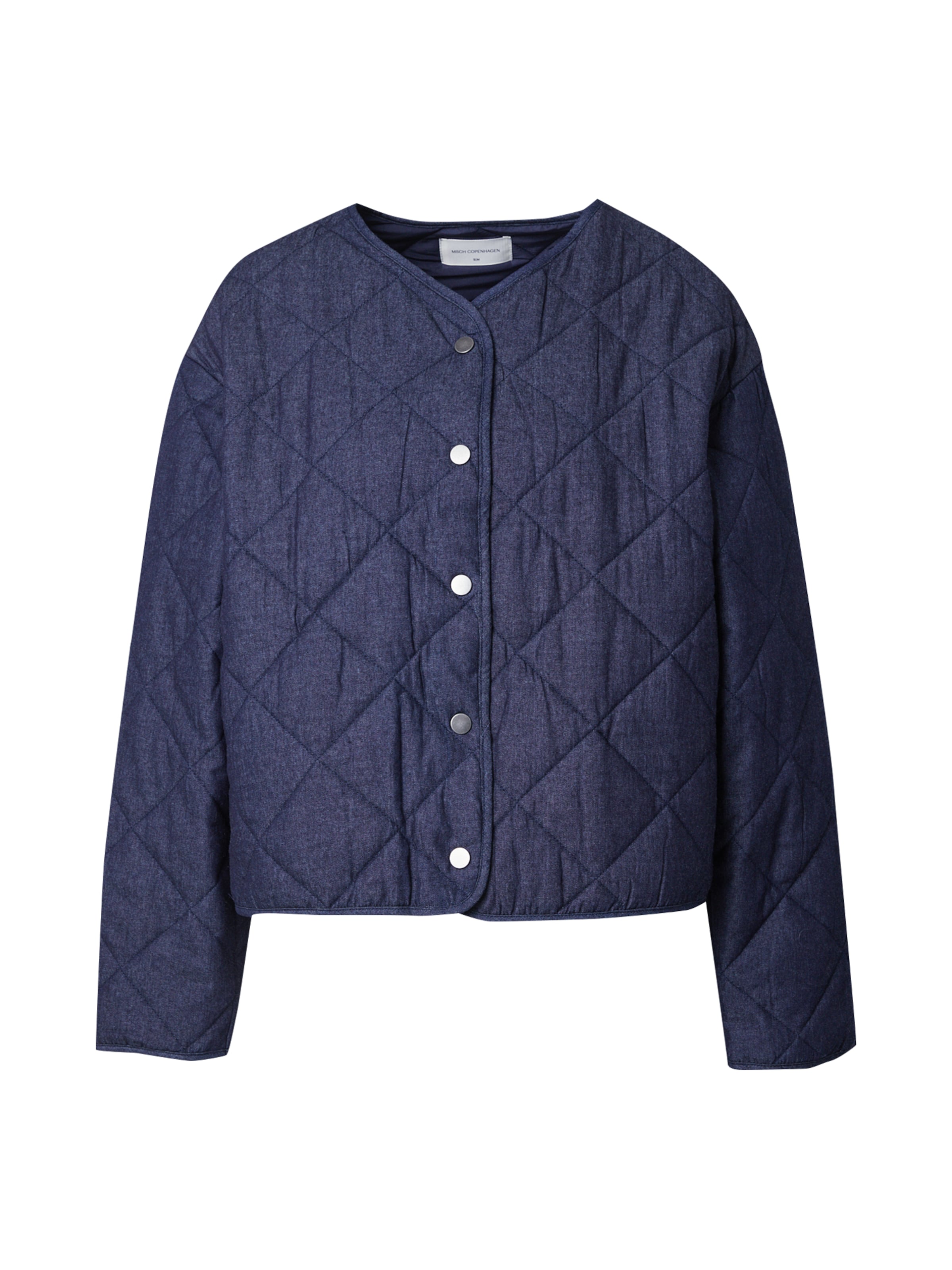 MSCH COPENHAGEN Φθινοπωρινό και ανοιξιάτικο μπουφάν 'Lysandra' σε μπλε: μπροστά