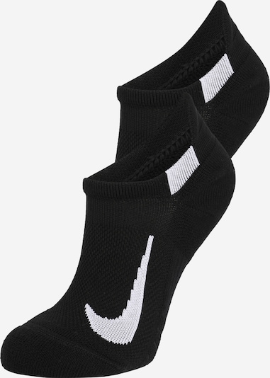 NIKE Sportsocken 'Multiplier' in schwarz / weiß, Produktansicht