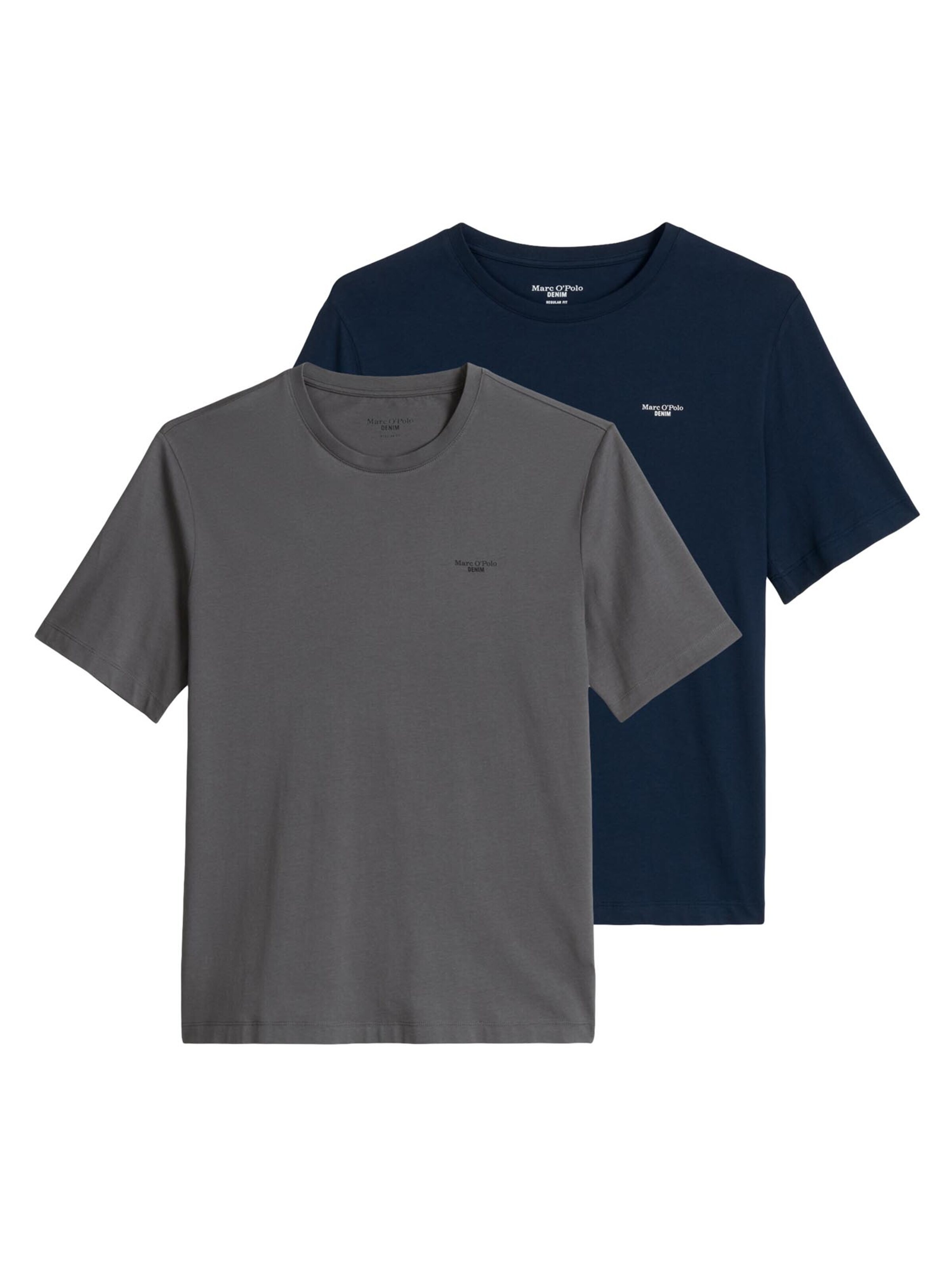 Marc O'Polo DENIM Shirt 'Basic' in Grey: front