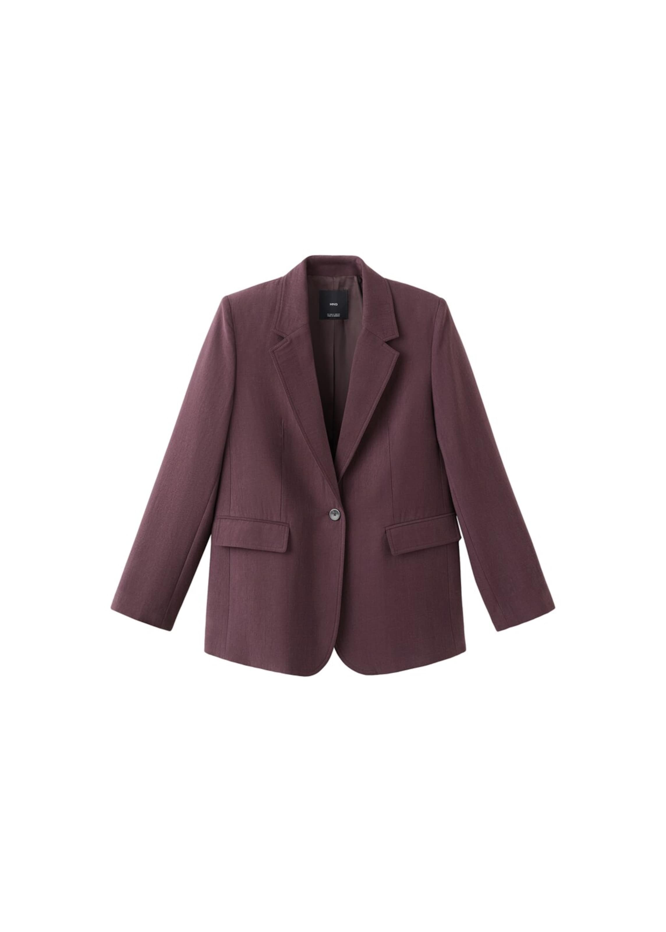 MANGO Blazer 'Veronica' in Purple: front