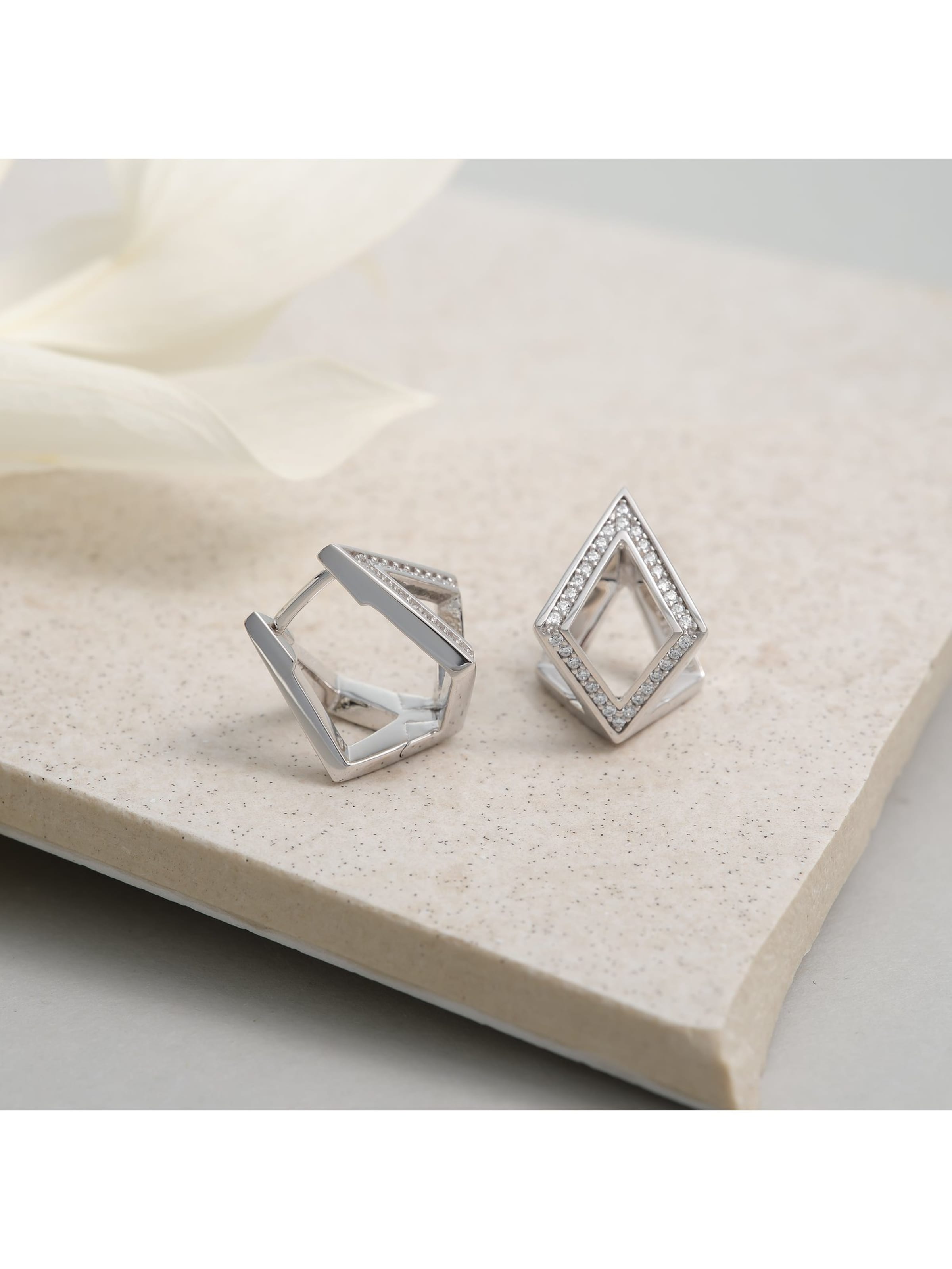 JETTE Ohrringe in Silber