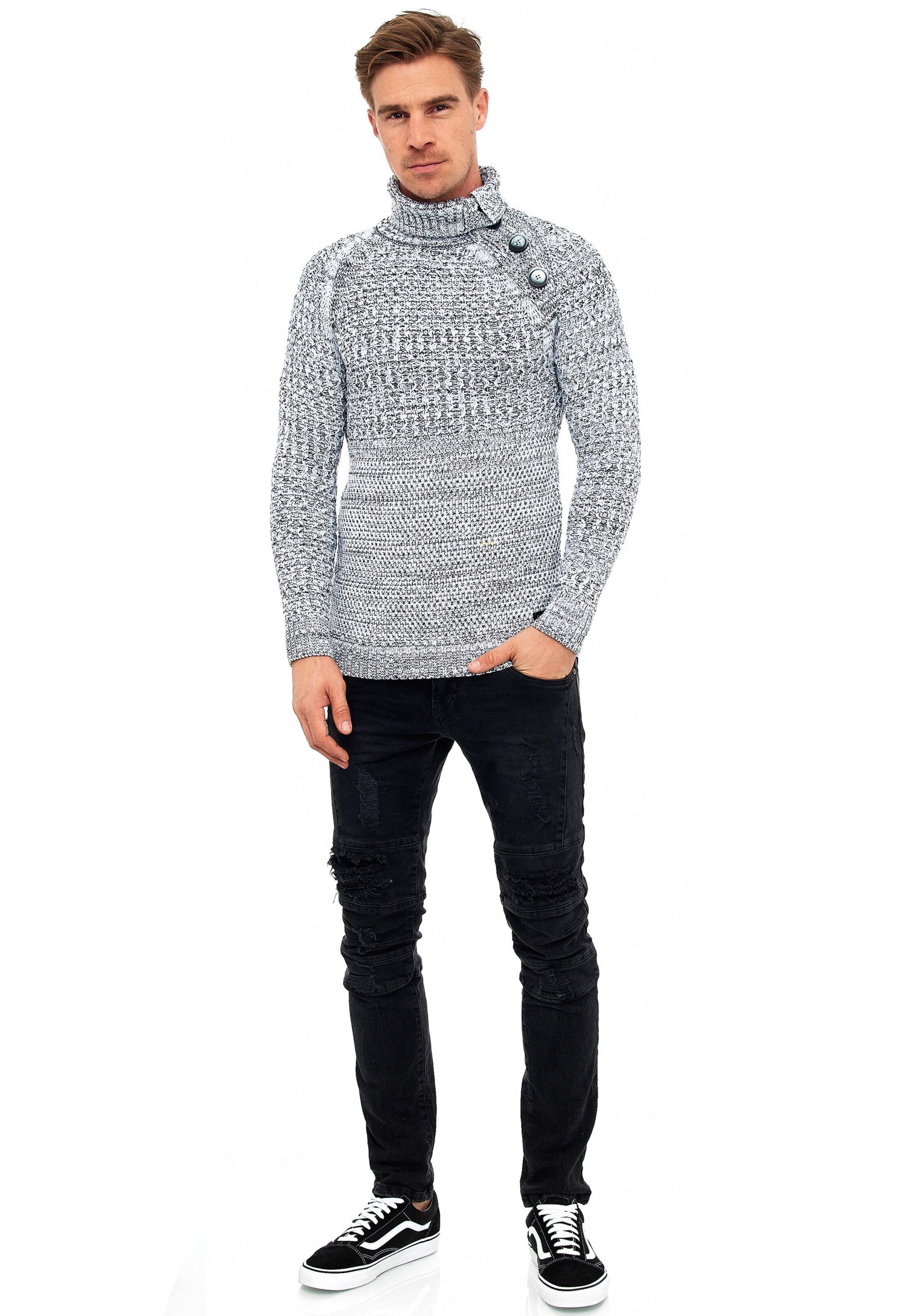 Rusty Neal Pullover in Grau