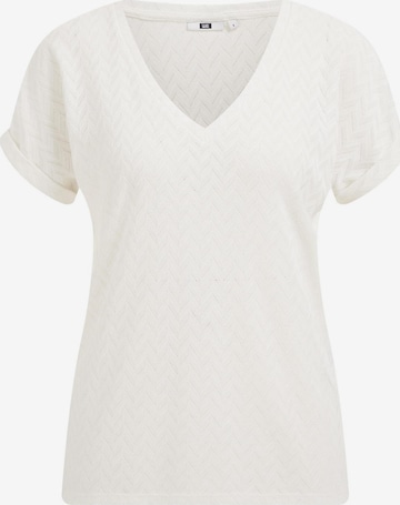 WE Fashion - Camisa em branco: frente