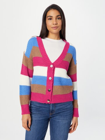 Hailys Knit Cardigan in Mixed colors: front