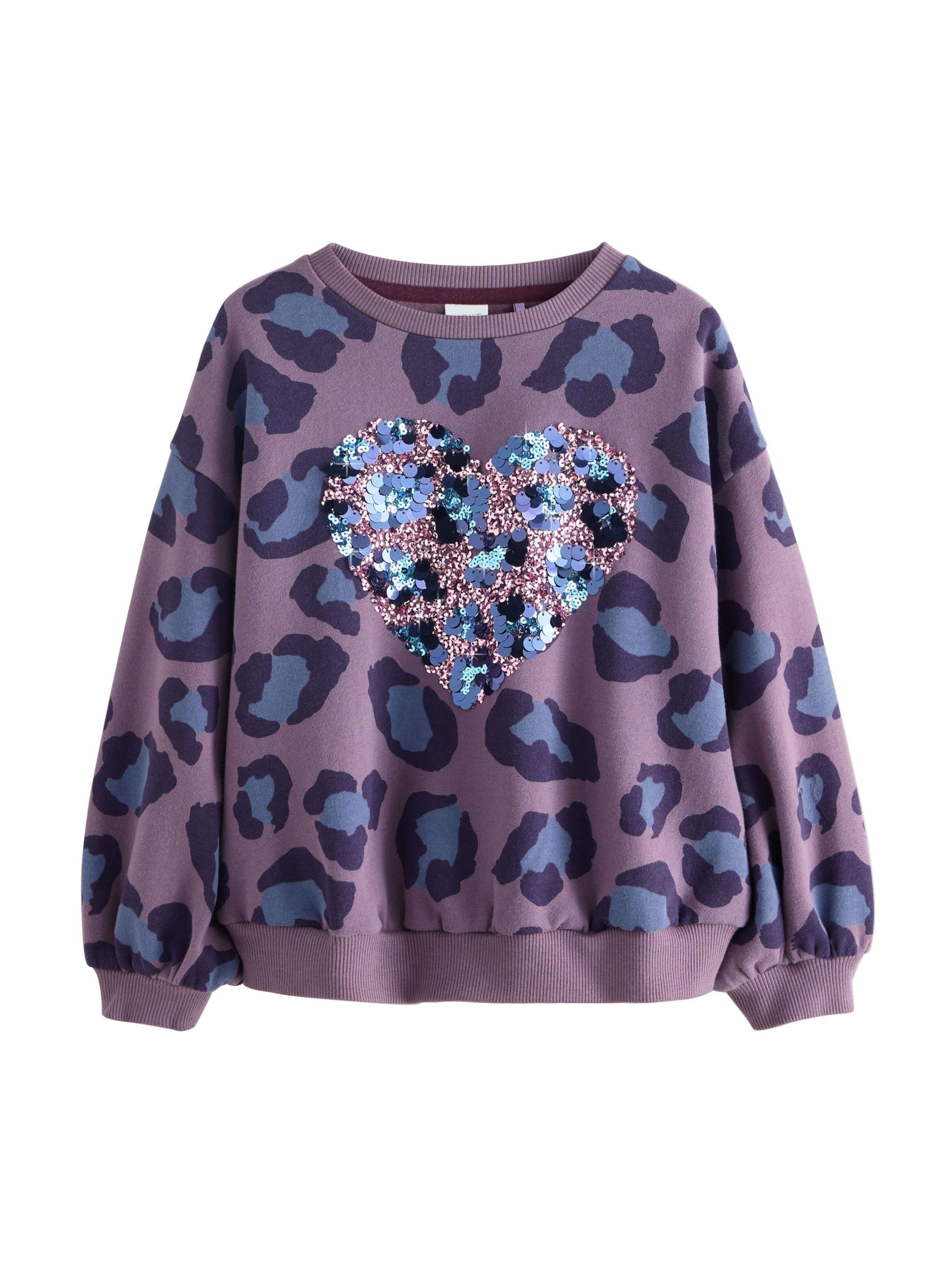 Next Μπλούζα φούτερ σε λιλά: μπροστά