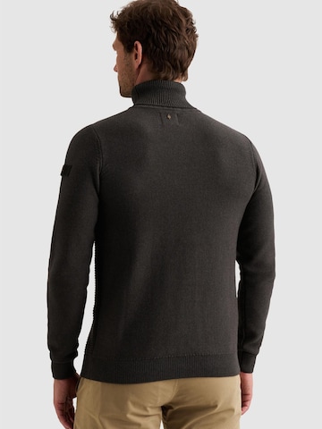 PME Legend Pullover 'Pullover in 100% cotton with high collar' in Grau