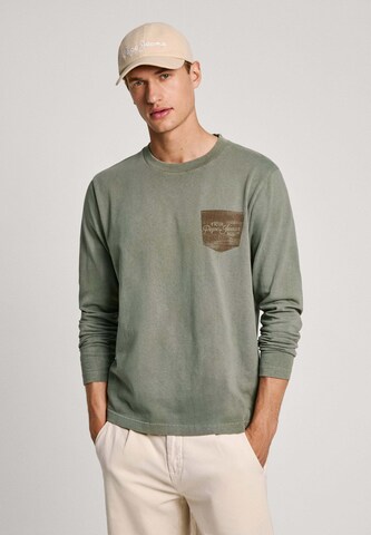 Pepe Jeans Shirt 'SIDNEY' in Groen: voorkant