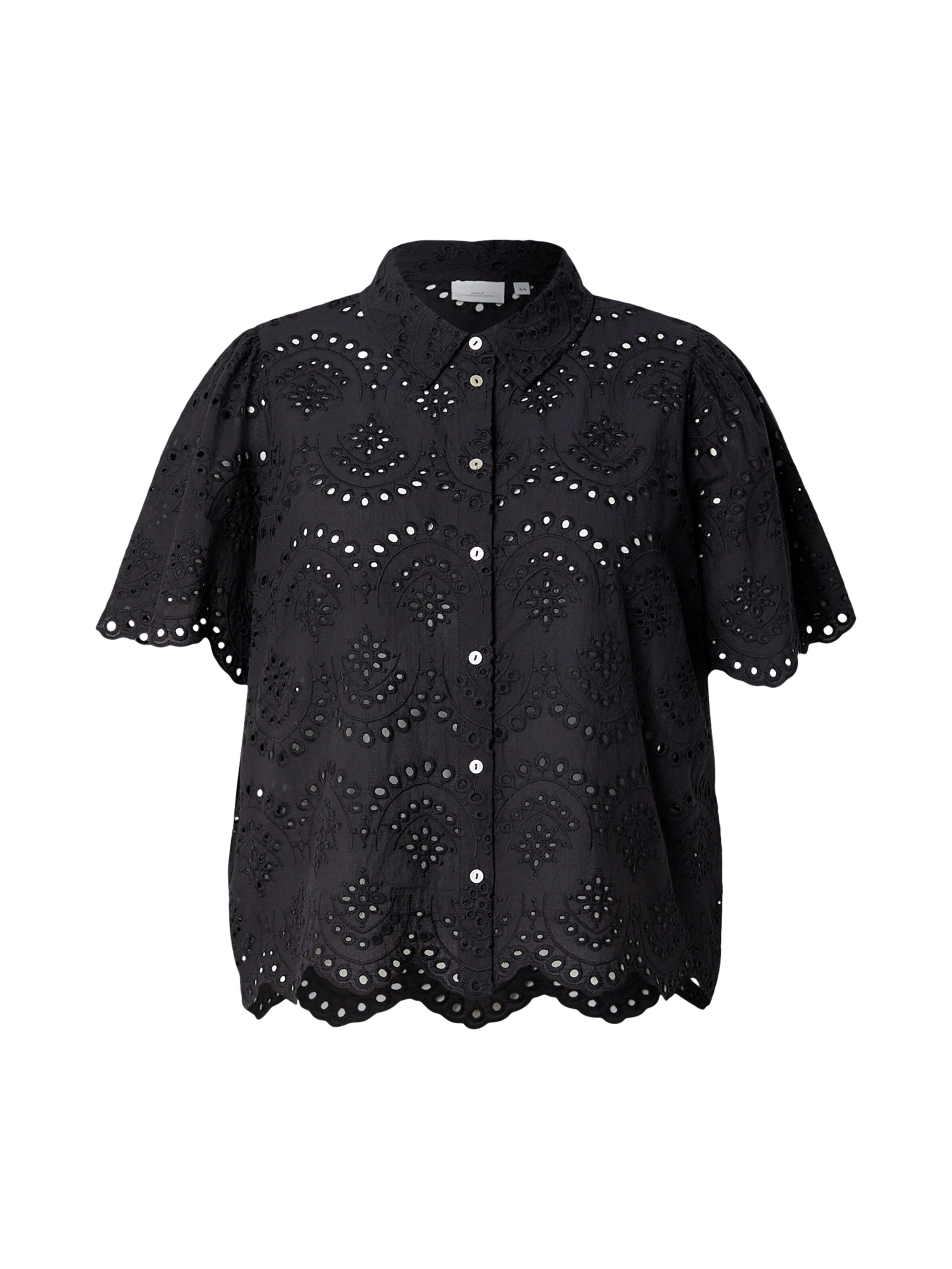 Chemisier 'CARValais' ONLY Carmakoma en noir : devant