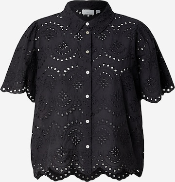 Chemisier 'CARValais' ONLY Carmakoma en noir : devant