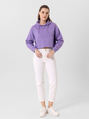 Jacey Quinn Sweatshirt 'Heide' i lila