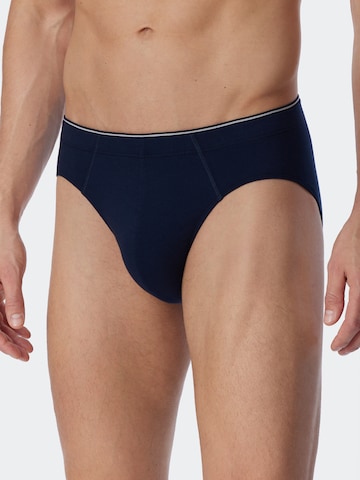 Slip uncover by SCHIESSER en bleu : devant