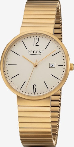 REGENT Analog Watch in Gold: front