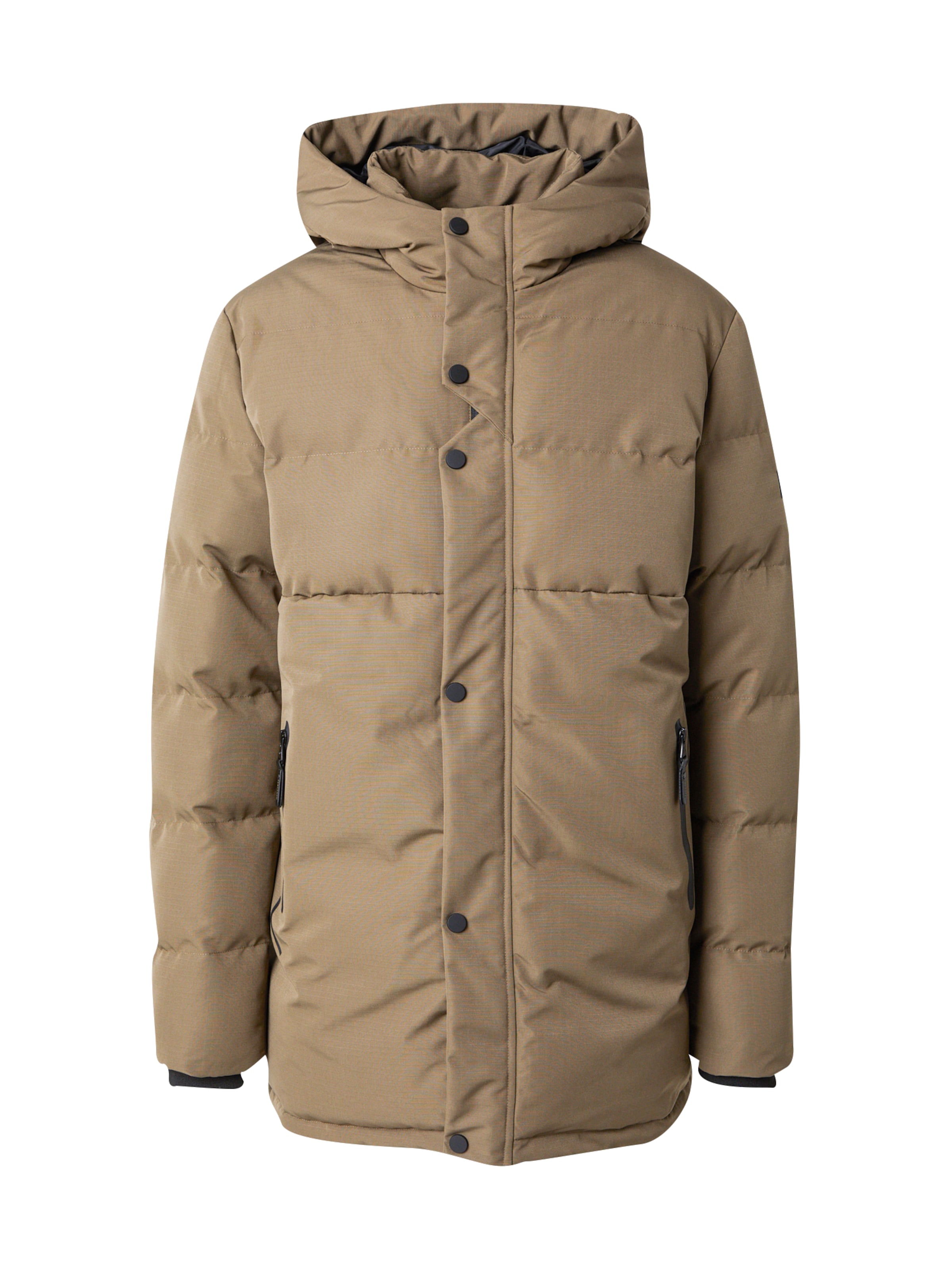 BLEND Zimska jakna | rjava barva: sprednja stran