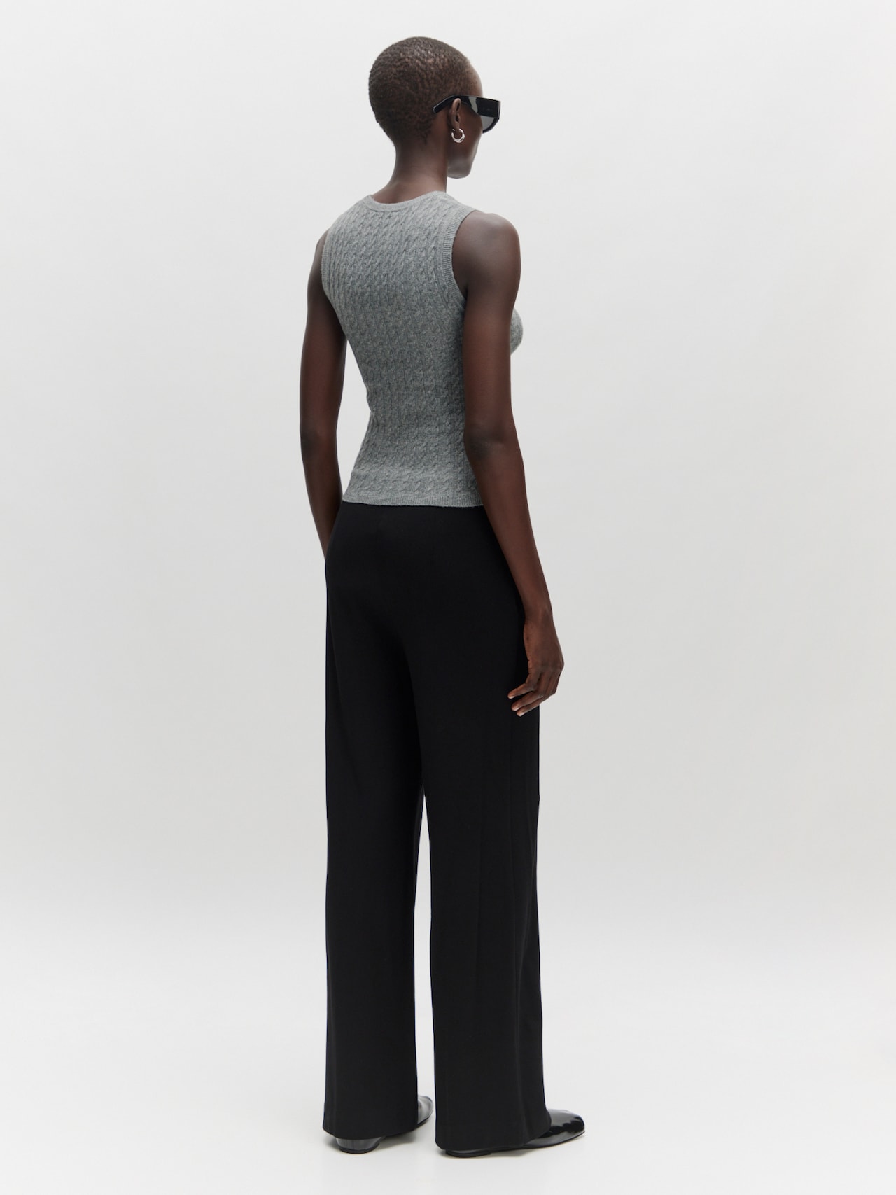 EDITED Produkte Top 'Leona' graumeliert