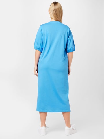 KAFFE CURVE Sukienka 'Erna' w kolorze niebieski