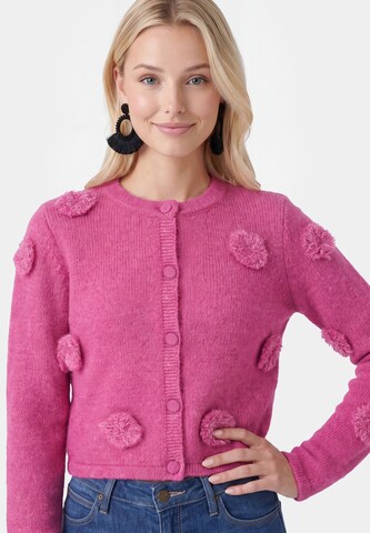 IZIA Knit cardigan in Pink