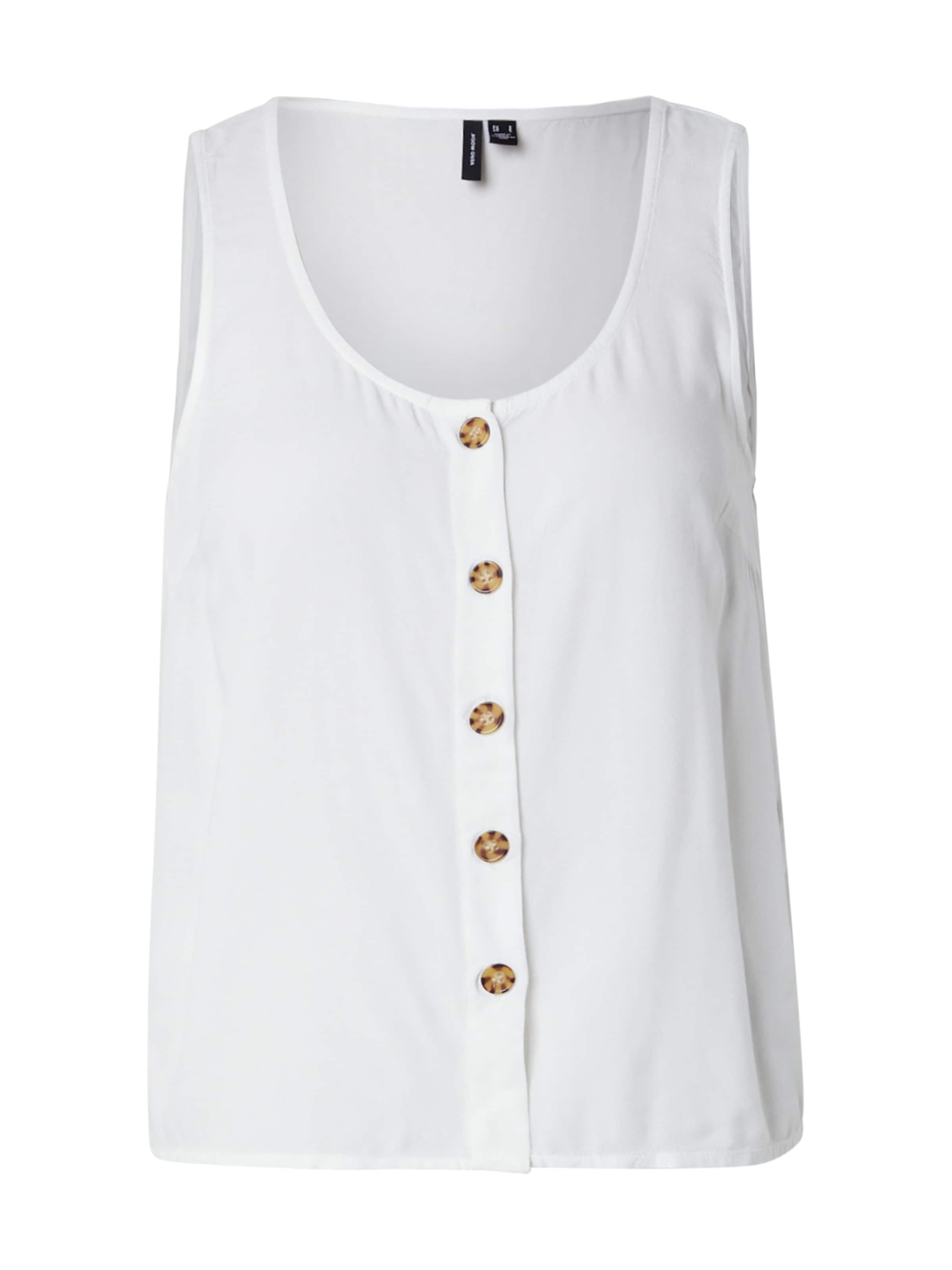 VERO MODA - Blusa 'VMBumpy' en blanco: frente