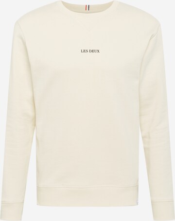 Sweat-shirt 'Lens' Les Deux en beige : devant