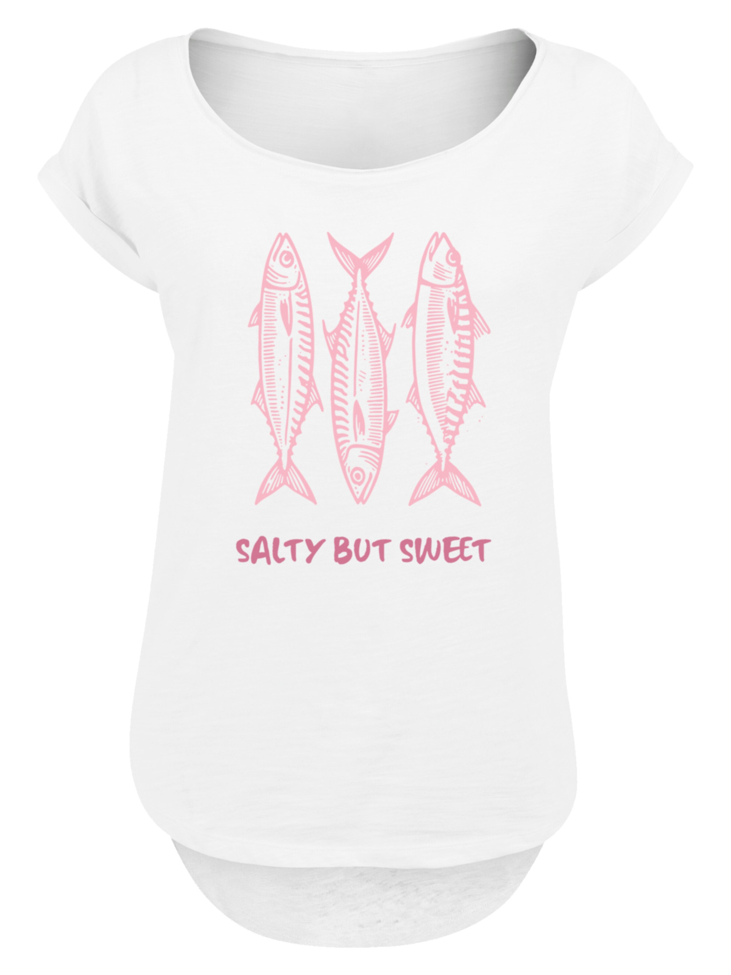 F4NT4STIC Shirt 'Salty But Sweet Summer' in Wit: voorkant