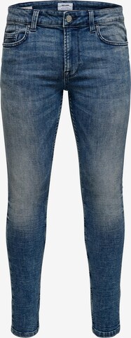 Only & Sons Slimfit Jeans in Blauw: voorkant