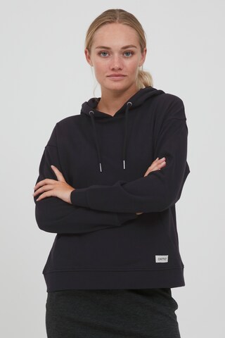 Oxmo Sweatshirt 'Greta' in Black: front