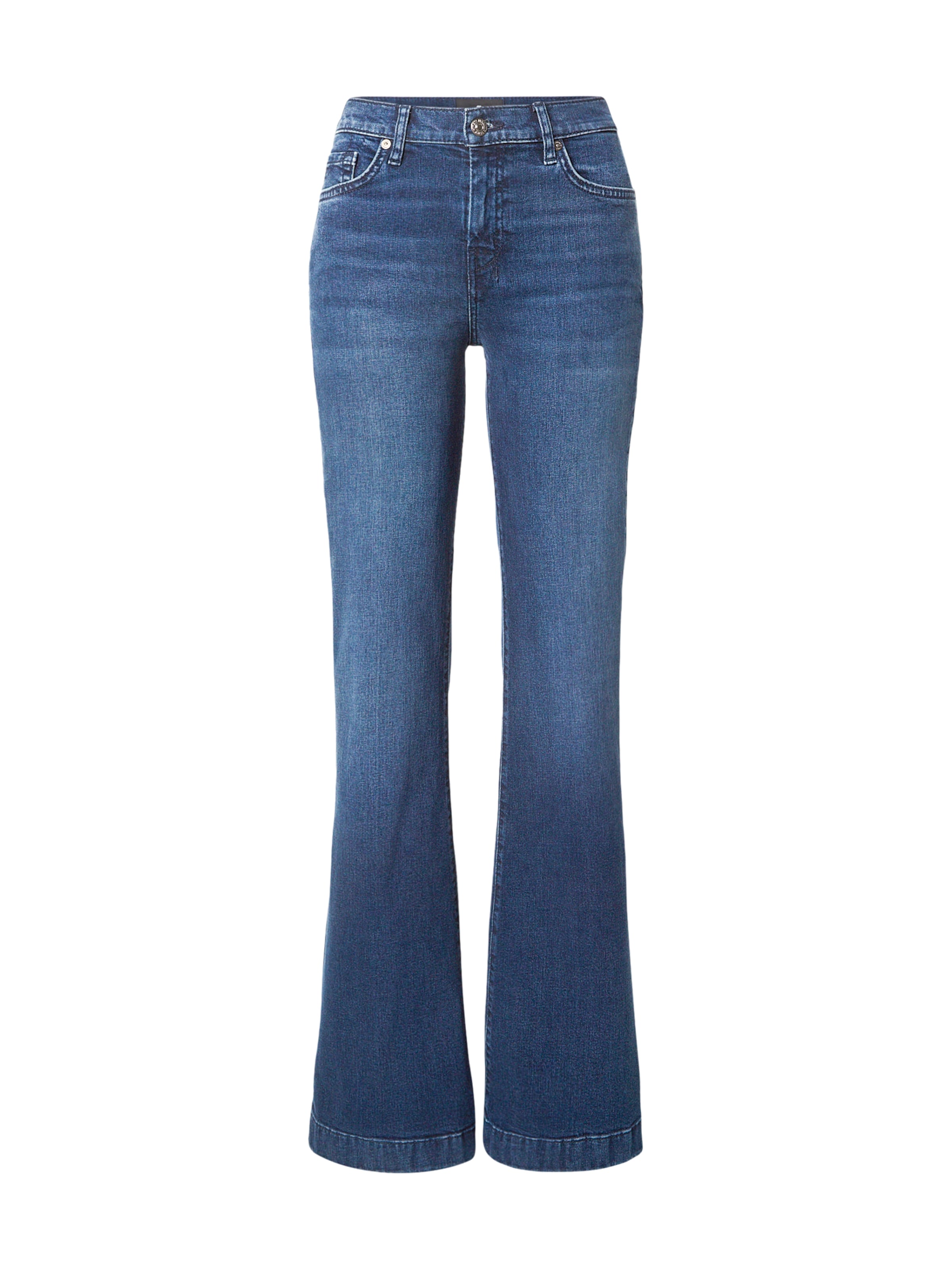 7 for all mankind Flared Jeans 'DOJO' in Blue: front
