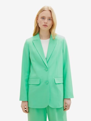 Blazer di TOM TAILOR DENIM in verde: frontale