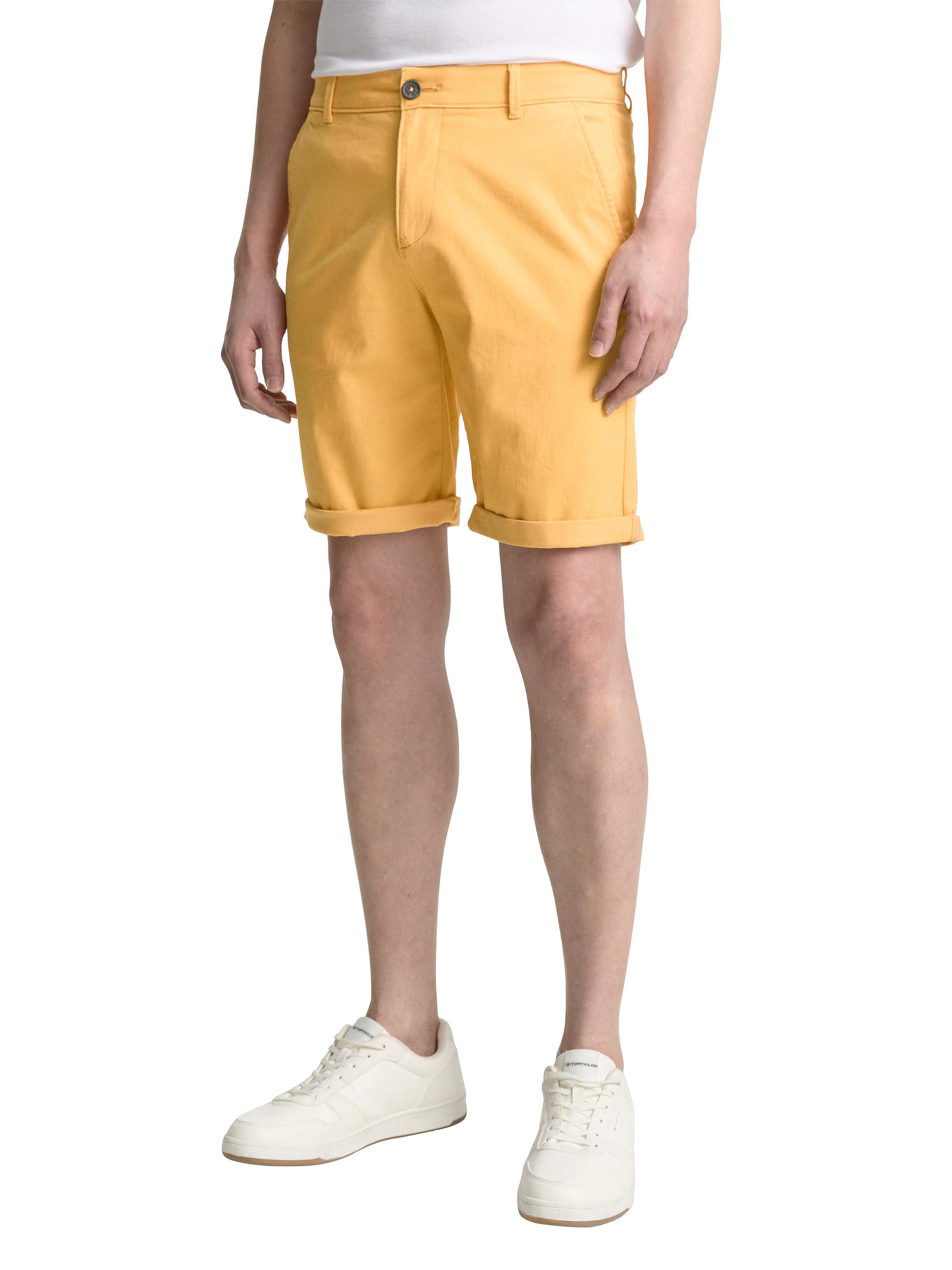 TOM TAILOR Úzky strih Chino nohavice - Oranžová: predná strana