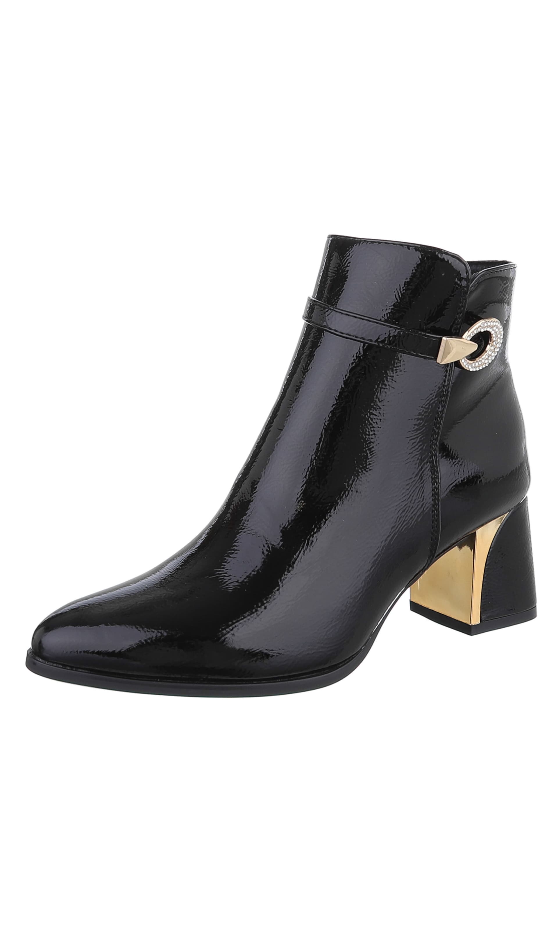 Ital-Design Stiefelette in 36 in schwarz, Produktansicht