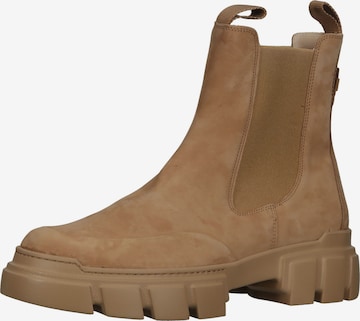 Högl Chelsea boots in Bruin: voorkant