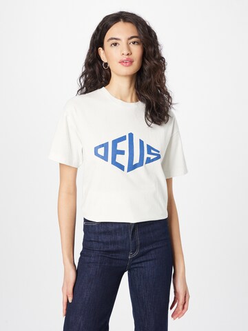 T-shirt 'Recreation' DEUS EX MACHINA en blanc : devant