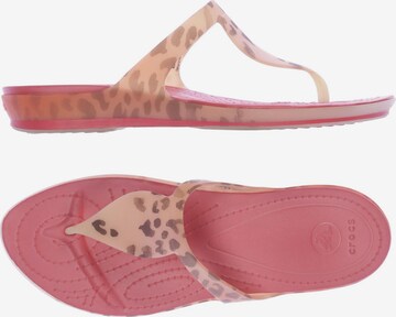 Crocs Sandalen 40,5 in Pink: predná strana