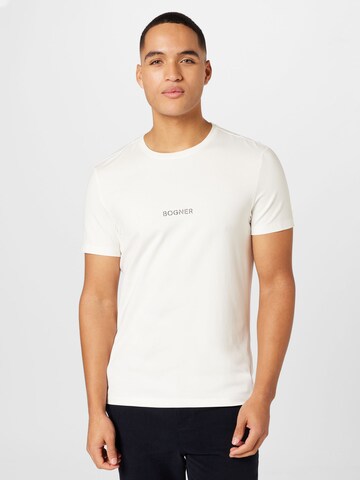 BOGNER - Camiseta 'ROC' en blanco: frente