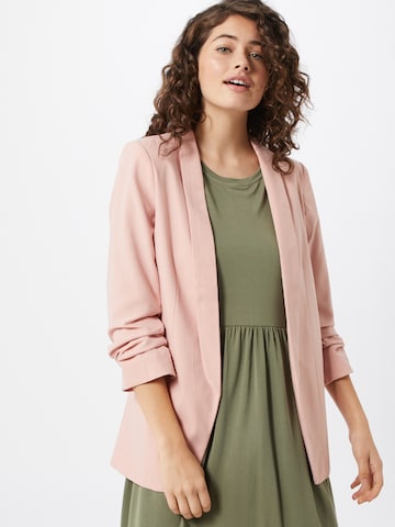 PIECES Blazer 'Boss' in Pink: front