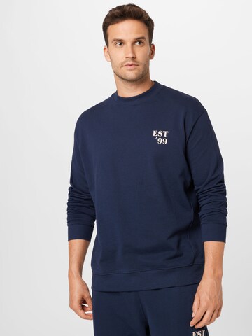 !Solid Sweatshirt 'Bryan' in Blauw: voorkant