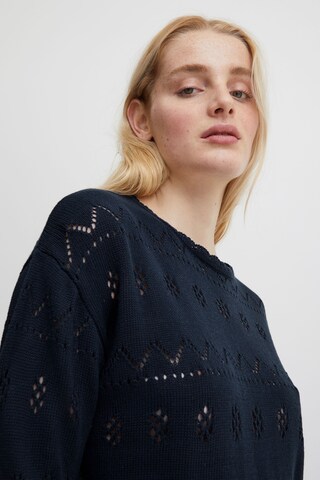 ICHI Trui 'LALUHA' in Blauw