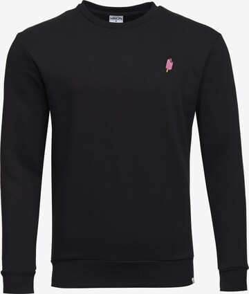 Mikon Sweatshirt 'Eis' in Black: front