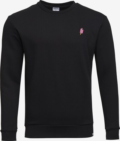 Mikon Sweat-shirt 'Eis' en noisette / rose / noir, Vue avec produit