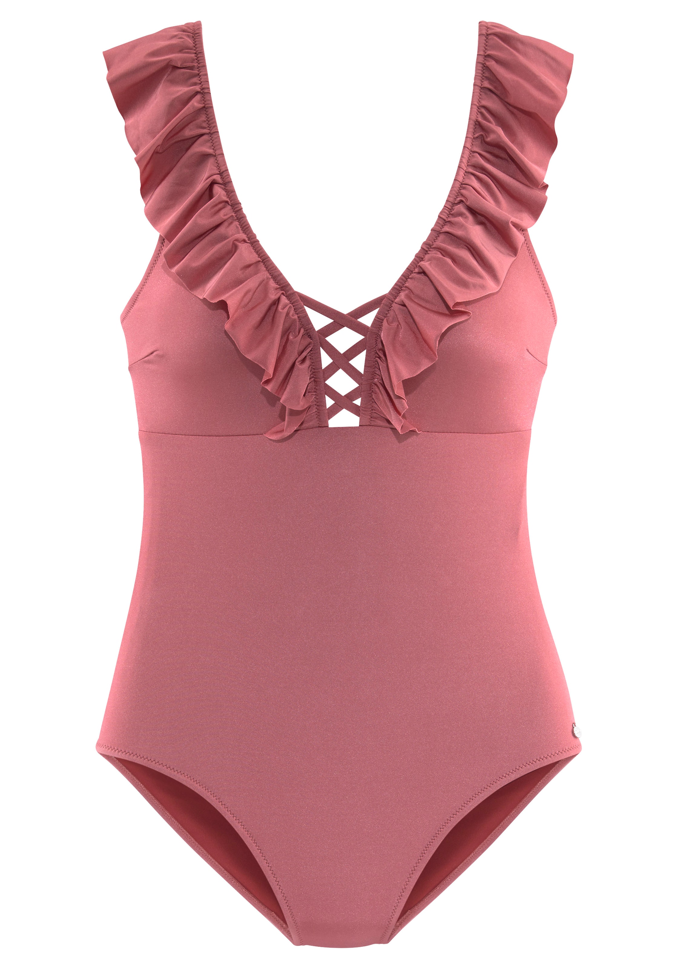 Maillot de bain s.Oliver en rose : devant