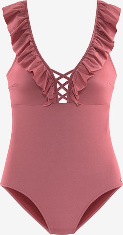 Maillot de bain s.Oliver en rose : devant