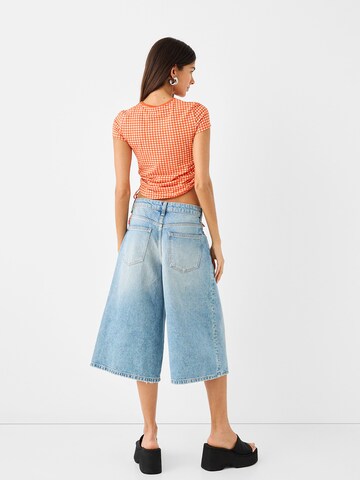 Bershka T-Shirt in Rot