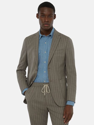 Boggi Milano Regular fit Business Blazer in Grey: front