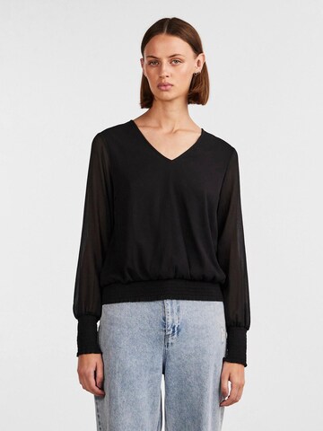 PIECES Blouse 'STEPHANIE' in Black: front