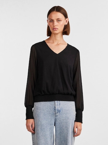 PIECES Blouse 'STEPHANIE' in Black: front