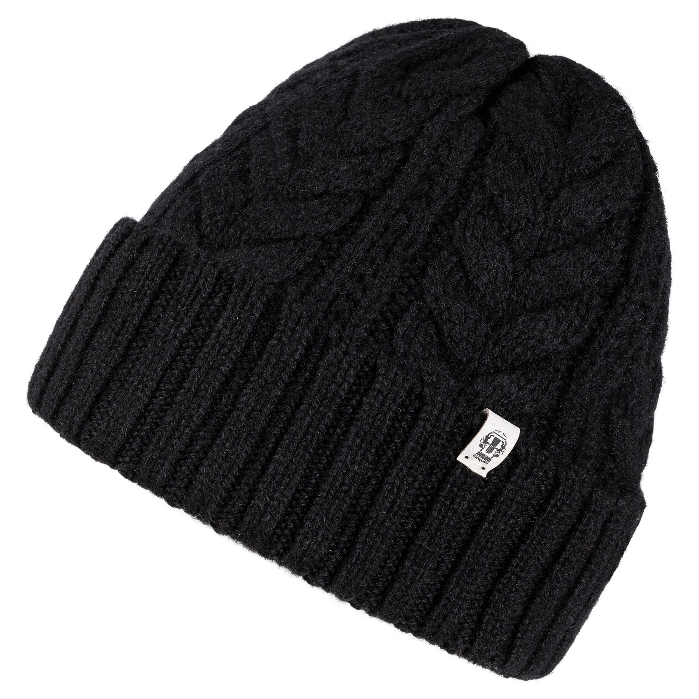 Roeckl Muts 'CASHMERE TWIST' in de kleur Zwart, Productweergave