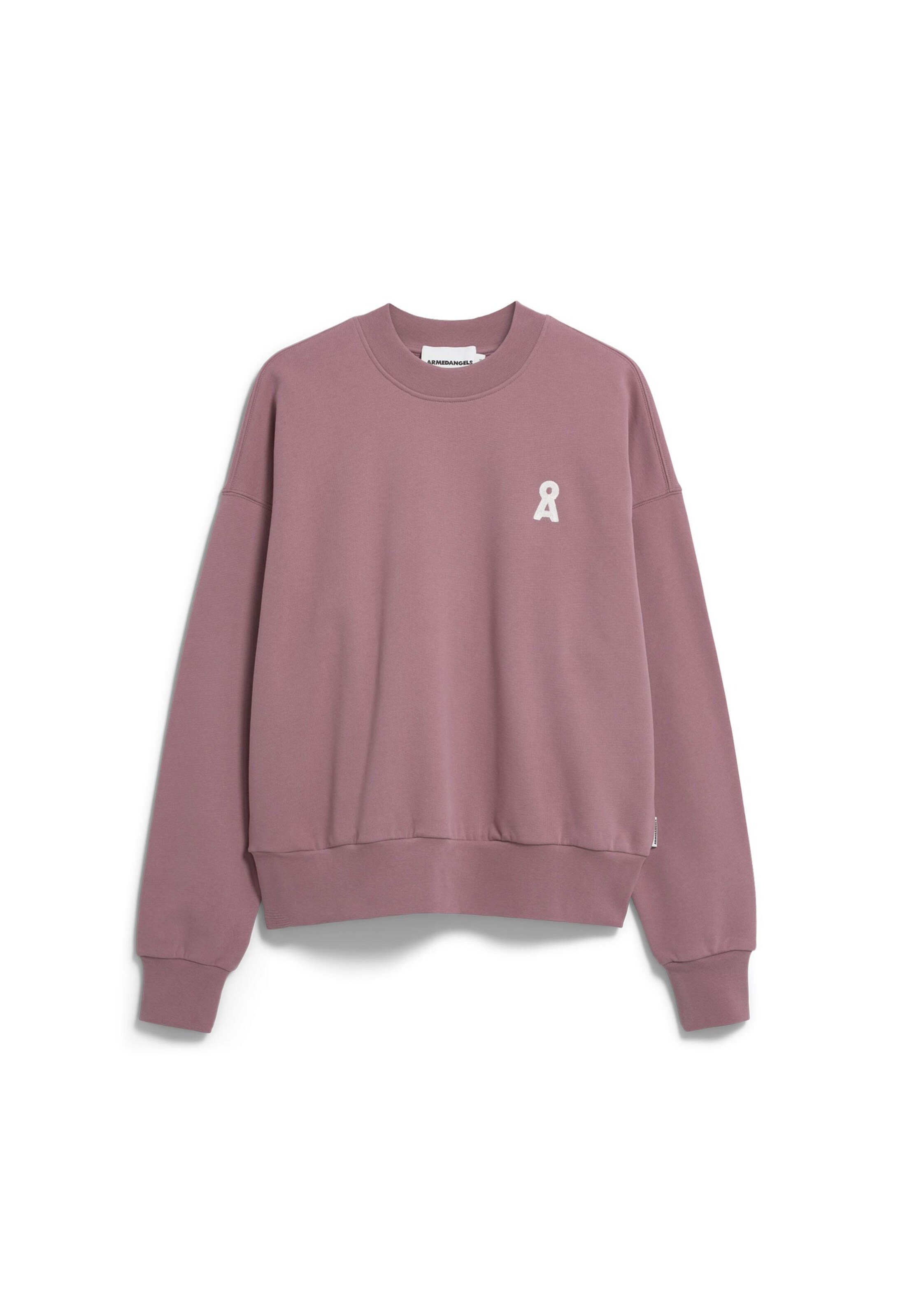 Sweat-shirt 'ALIZAA' ARMEDANGELS en violet : devant